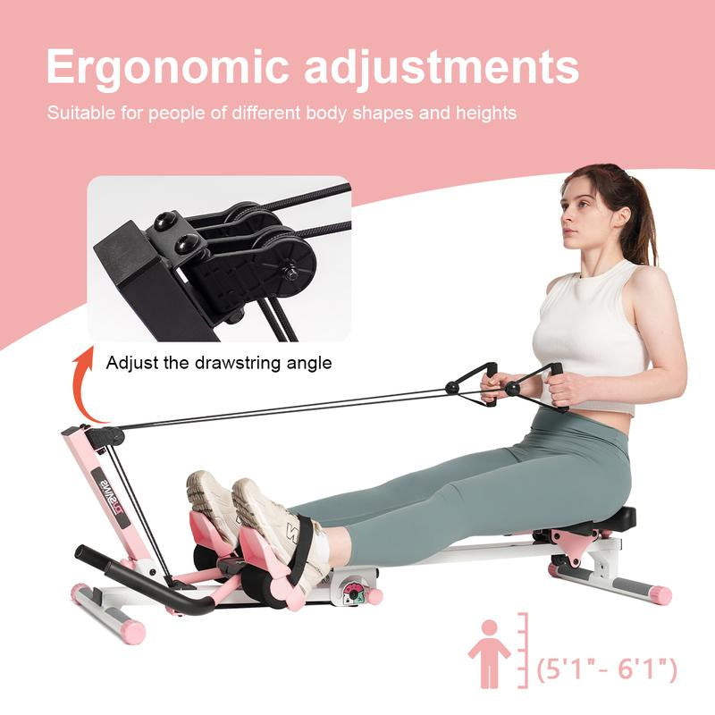 TOUSAINS Adjustable Ab Trainer Machine with LCD Monitor, Foldable Ab Exercise Machine for Abs, Arm, Leg, Buttocks Shaper, Core & Ab Trainer at Home Gym Crunch Fitness Equipment Fallfreshness