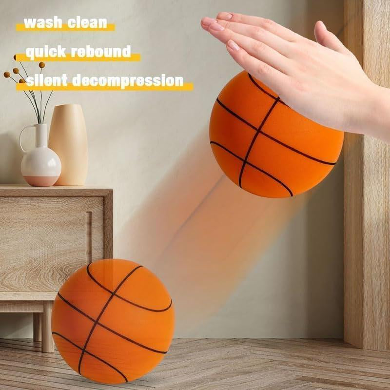 Silent Basketball-Size 7 (29.5") Upgrade Dribble Dream Silent Basketball, Foam Indoor Training Ball for Various Indoor Activities