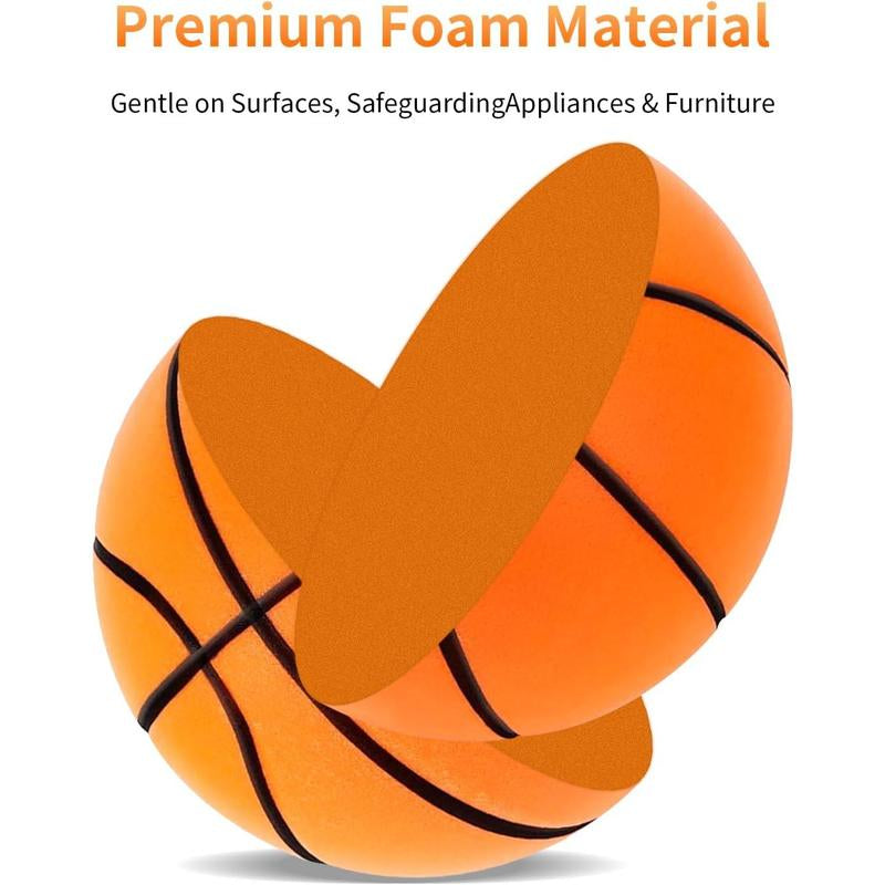 Silent Basketball-Size 7 (29.5") Upgrade Dribble Dream Silent Basketball, Foam Indoor Training Ball for Various Indoor Activities