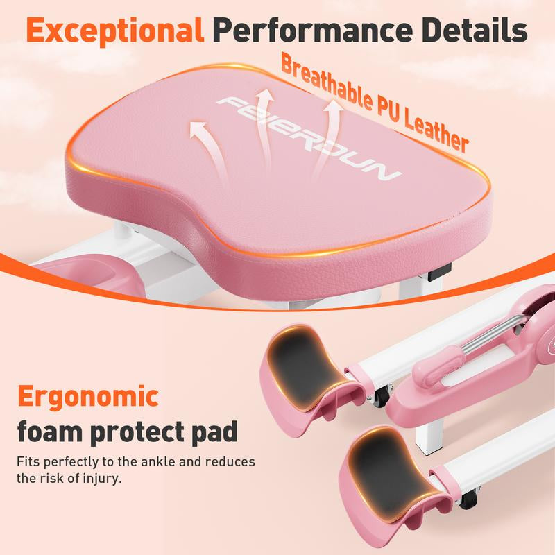 FEIERDUN Leg Split Machine to Enhance Flexibility, Leg Stretcher Machine for Ballet, Cheerleading Dance and Gymnastics, Fit for Beginer and Athlete Multifunctional Fitness Equipment Strength Training Accessory
