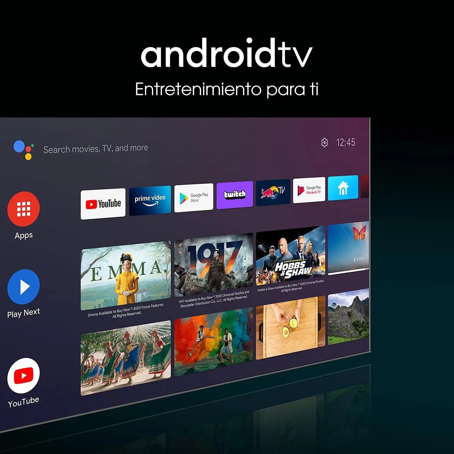 ULED Premium 65U7G QLED Series 65-Inch Android 4K Smart TV with Alexa Compatibility, 1000-Nit HDR10+, Dolby Vision & Atmos, 120Hz, HDMI 2.1, Game Mode Pro