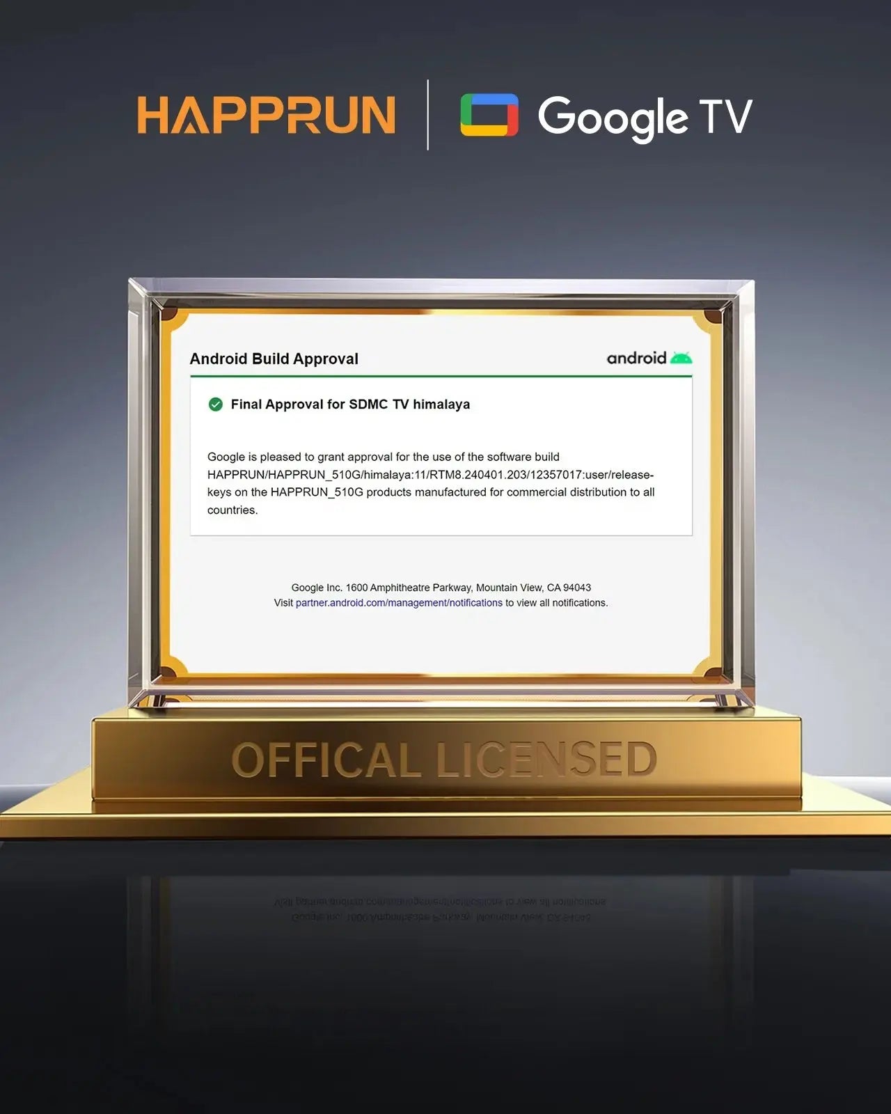 4K Google TV Projector,Google Officially Licensed,Dolby Audio,Electric Focus&Keystone