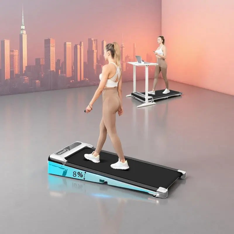 Walking Pad with Incline, Yagud Incline Walking Pad for Home，Under Desk Treadmills for Home with Remote Control, Walking Pad Treadmill with Manual Incline, LED Display, 265LBS Weight Capacity