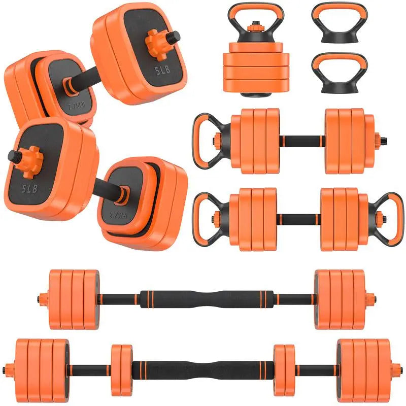 Bearbro 45/65/85Lbs Adjustable Dumbbells Set, 4 in 1 Free Weights Dumbbells Set with Connector Used as Dumbbell, Barbell, Push up Stand, Kettlebells for Home Gym Exercises,Dealsforyoudays