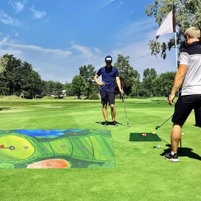 Golf Game Set - Indoor & Outdoor Golf Training Equipment, 1 Set of Golf Training Equipment,Golf Hitting Mat Beginner Golf,Golf Practice, Golf Swing Tips, Golf Clubs, Mini Golf Set, Golf Practice, Boyfriend Gift, Mother'S Day, Golftok, Golf Skills
