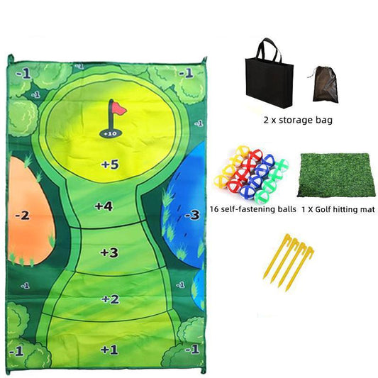 Golf Game Set - Indoor & Outdoor Golf Training Equipment, 1 Set of Golf Training Equipment,Golf Hitting Mat Beginner Golf,Golf Practice, Golf Swing Tips, Golf Clubs, Mini Golf Set, Golf Practice, Boyfriend Gift, Mother'S Day, Golftok, Golf Skills