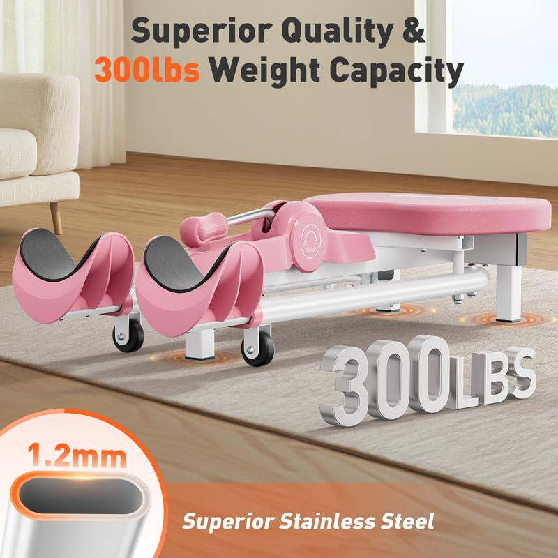 FEIERDUN Leg Split Machine to Enhance Flexibility, Leg Stretcher Machine for Ballet, Cheerleading Dance and Gymnastics, Fit for Beginer and Athlete Multifunctional Fitness Equipment Strength Training Accessory