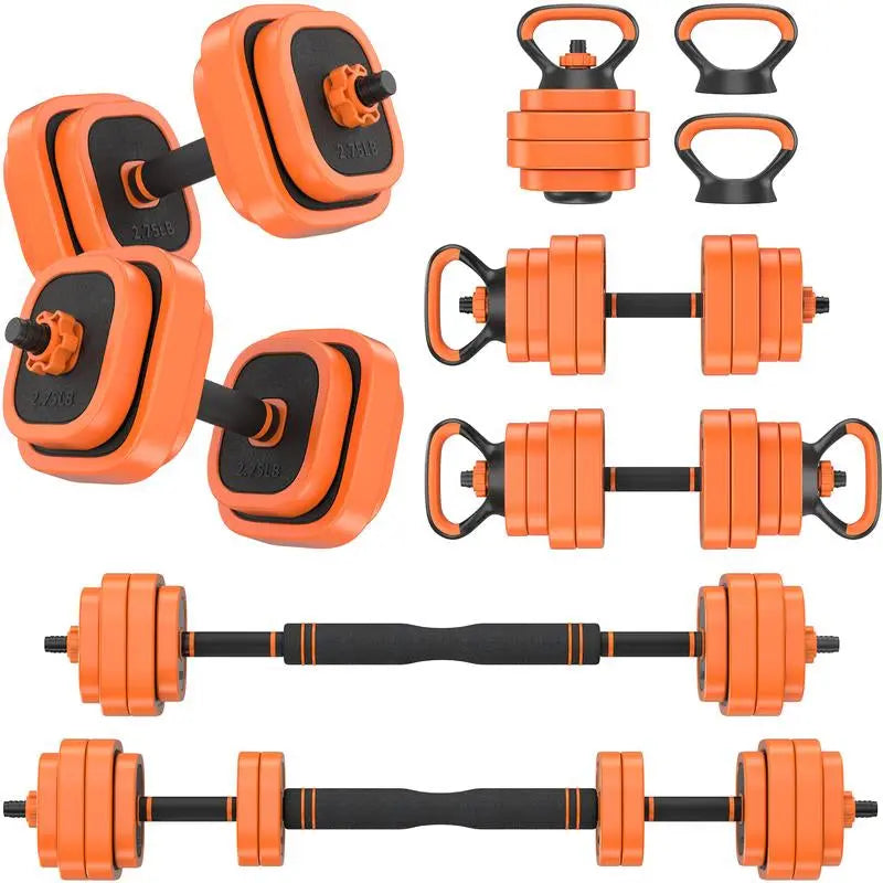 Bearbro 45/65/85Lbs Adjustable Dumbbells Set, 4 in 1 Free Weights Dumbbells Set with Connector Used as Dumbbell, Barbell, Push up Stand, Kettlebells for Home Gym Exercises,Dealsforyoudays
